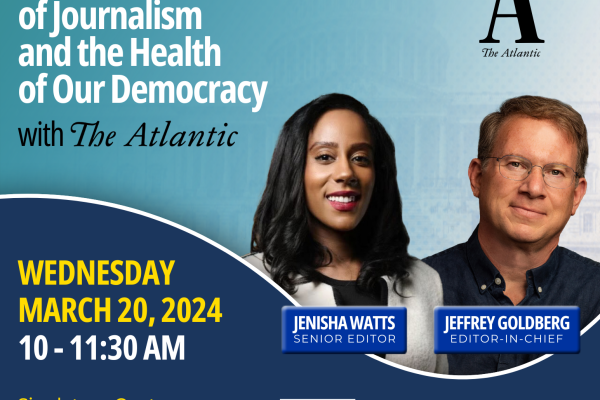 The future of journalism and the health of our democracy, march 20, 10-11:30, singletary center