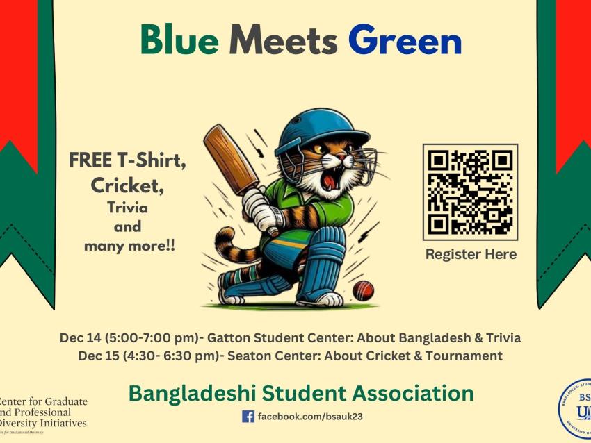Blue Meets Green. Banglaseshi Student Association