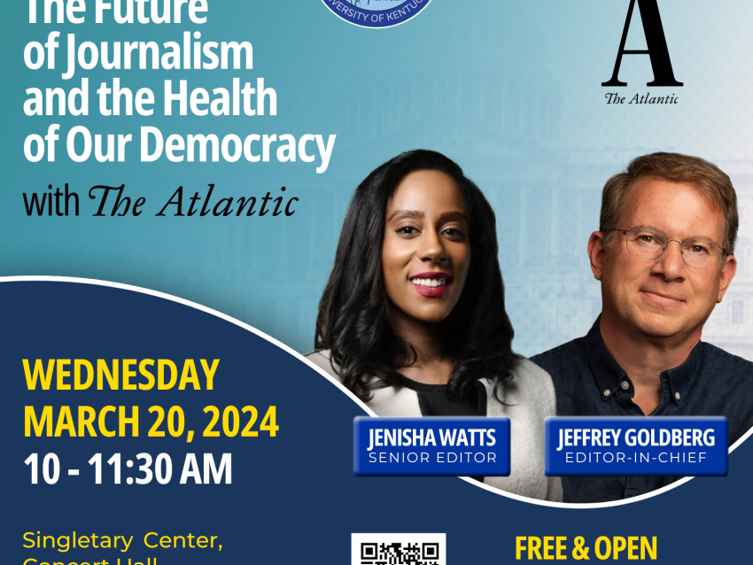 The future of journalism and the health of our democracy, march 20, 10-11:30, singletary center